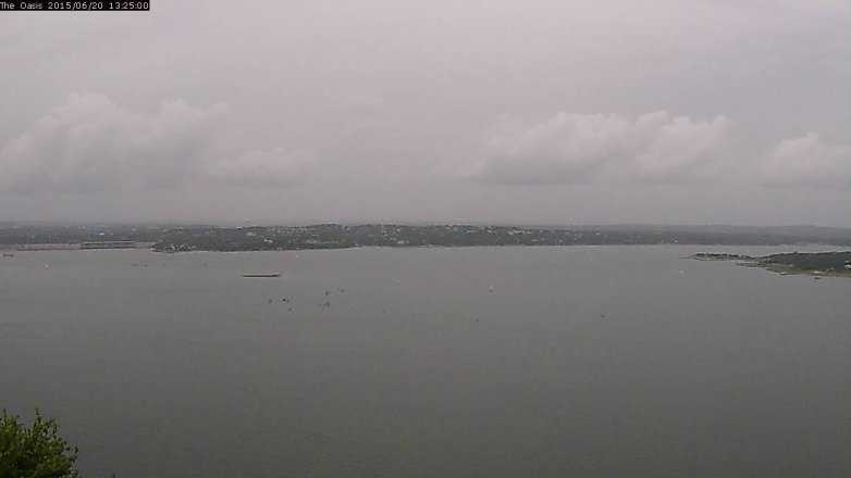 Lake Travis webcam, June 20, 2015 12:30 PM CT