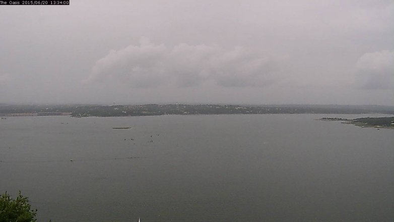Lake Travis webcam, June 20, 2015 12:40 PM CT