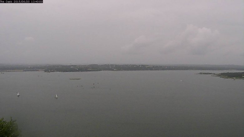 Lake Travis webcam, June 20, 2015 12:45 PM CT
