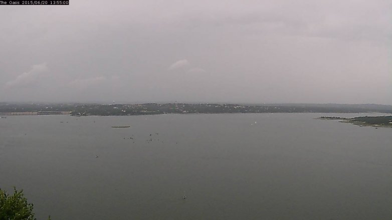 Lake Travis webcam, June 20, 2015 1:05 PM CT