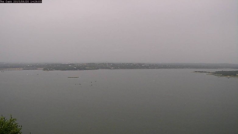 Lake Travis webcam, June 20, 2015 1:30 PM CT