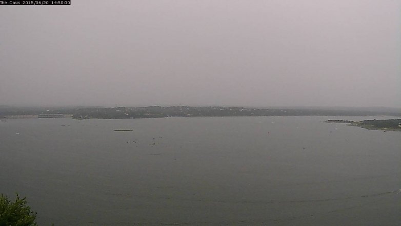 Lake Travis webcam, June 20, 2015 1:55 PM CT