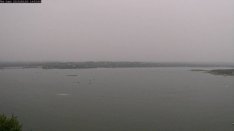 Lake Travis webcam, June 20, 2015 2:00 PM CT