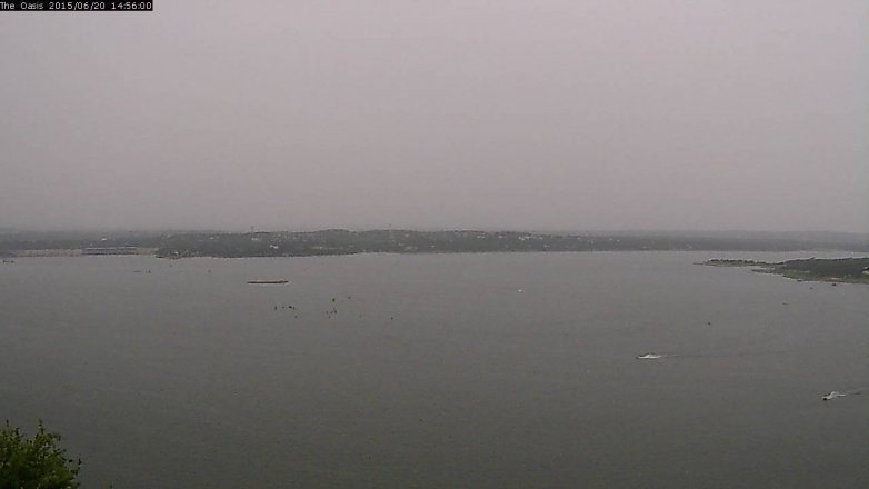 Lake Travis webcam, June 20, 2015 2:05 PM CT