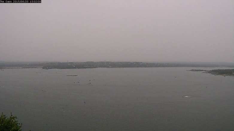Lake Travis webcam, June 20, 2015 2:10 PM CT