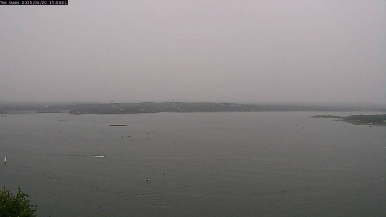 Lake Travis webcam, June 20, 2015 2:15 PM CT