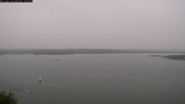 Lake Travis webcam, June 20, 2015 2:25 PM CT