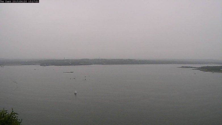 Lake Travis webcam, June 20, 2015 2:35 PM CT