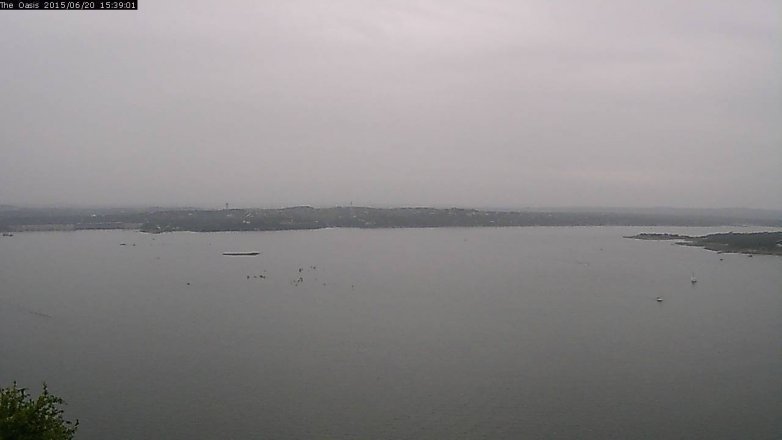 Lake Travis webcam, June 20, 2015 2:45 PM CT