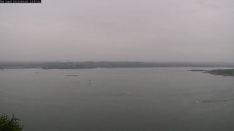 Lake Travis webcam, June 20, 2015 3:05 PM CT