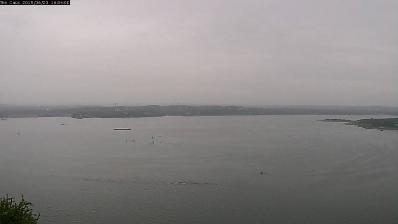 Lake Travis webcam, June 20, 2015 3:10 PM CT