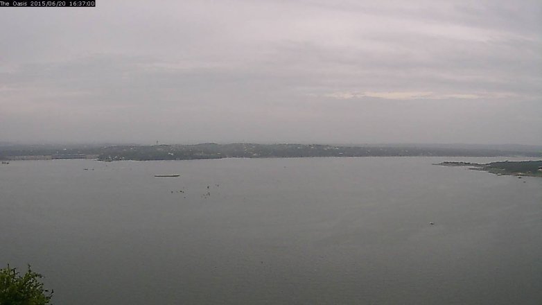 Lake Travis webcam, June 20, 2015 3:45 PM CT