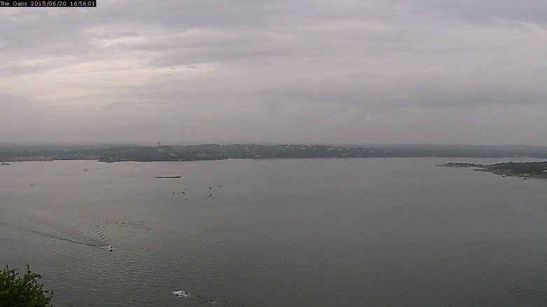 Lake Travis webcam, June 20, 2015 4:00 PM CT