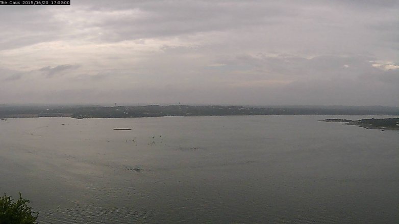 Lake Travis webcam, June 20, 2015 4:10 PM CT