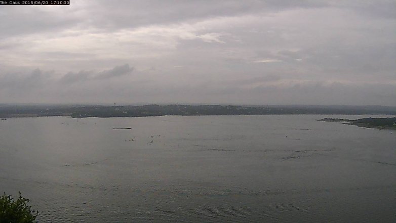 Lake Travis webcam, June 20, 2015 4:15 PM CT
