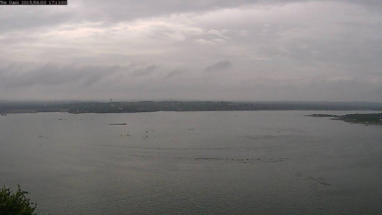 Lake Travis webcam, June 20, 2015 4:20 PM CT