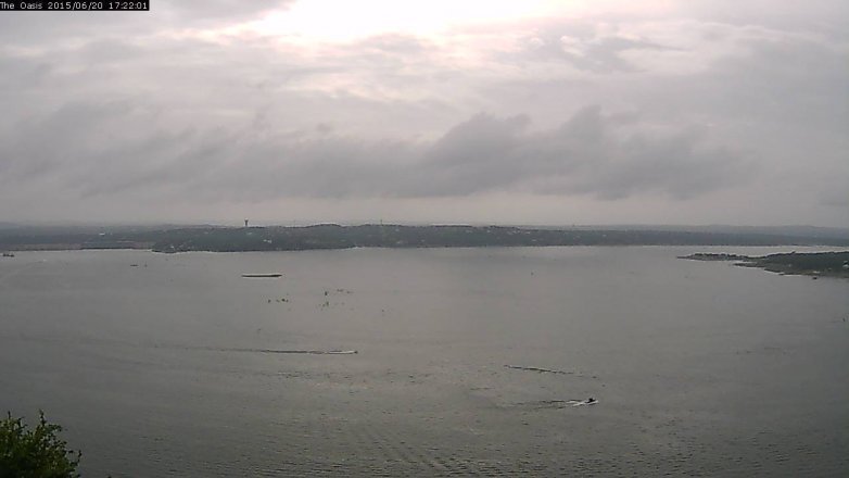 Lake Travis webcam, June 20, 2015 4:30 PM CT