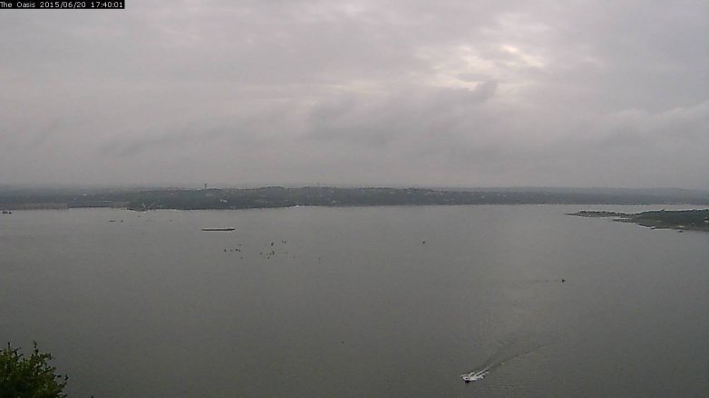 Lake Travis webcam, June 20, 2015 4:45 PM CT