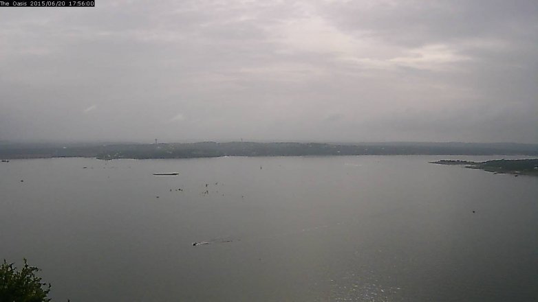 Lake Travis webcam, June 20, 2015 5:00 PM CT