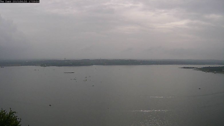 Lake Travis webcam, June 20, 2015 5:05 PM CT
