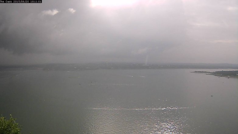 Lake Travis webcam, June 20, 2015 5:15 PM CT