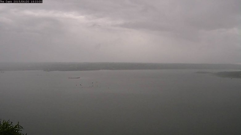 Lake Travis webcam, June 20, 2015 5:40 PM CT