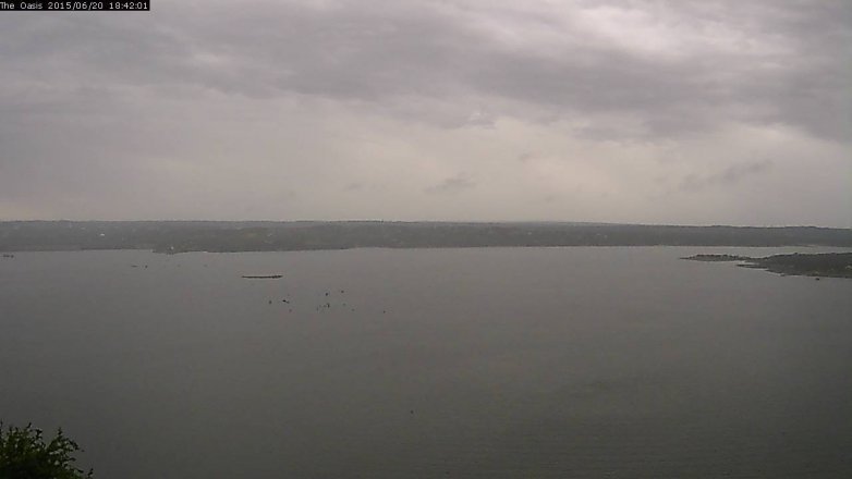 Lake Travis webcam, June 20, 2015 5:50 PM CT