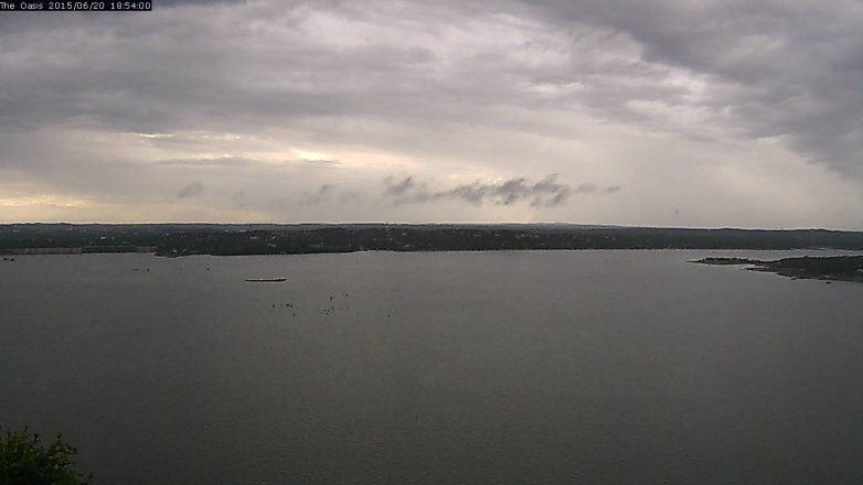 Lake Travis webcam, June 20, 2015 6:00 PM CT