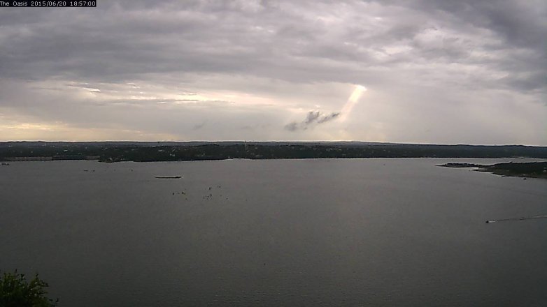 Lake Travis webcam, June 20, 2015 6:05 PM CT