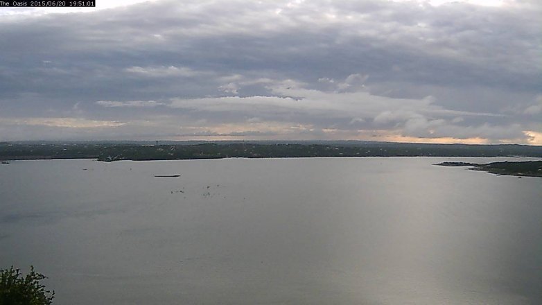 Lake Travis webcam, June 20, 2015 7:00 PM CT