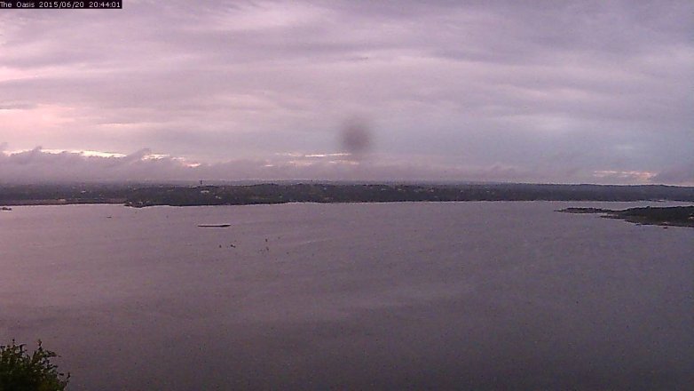 Lake Travis webcam, June 20, 2015 7:50 PM CT
