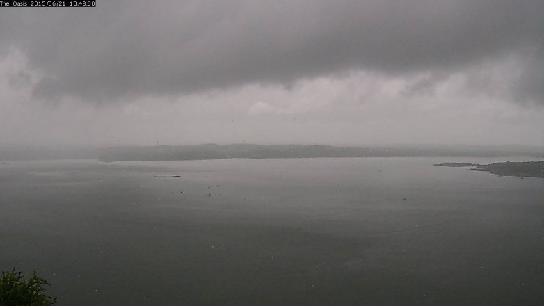 Lake Travis webcam, June 21, 2015 9:55 AM CT