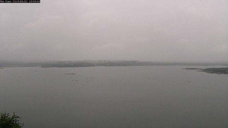 Lake Travis webcam, June 21, 2015 10:05 AM CT