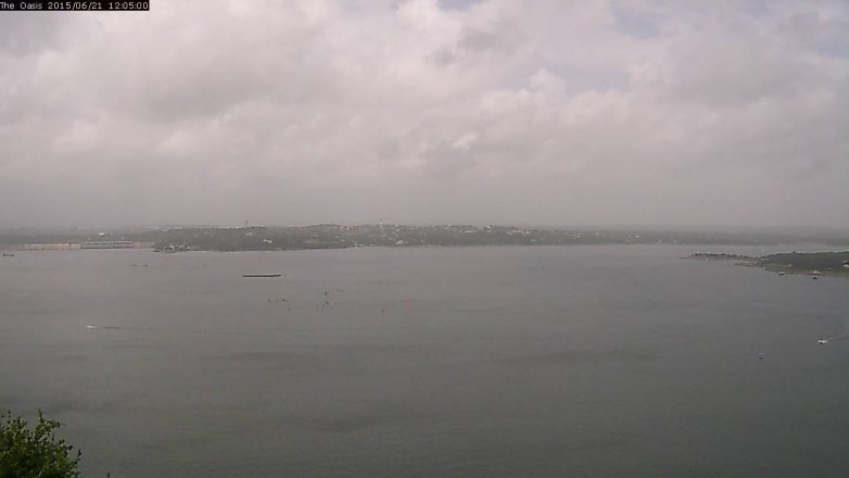 Lake Travis webcam, June 21, 2015 11:10 AM CT