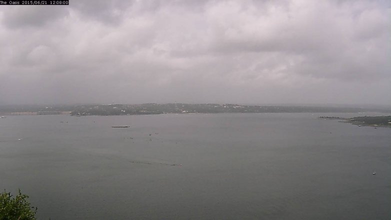 Lake Travis webcam, June 21, 2015 11:15 AM CT