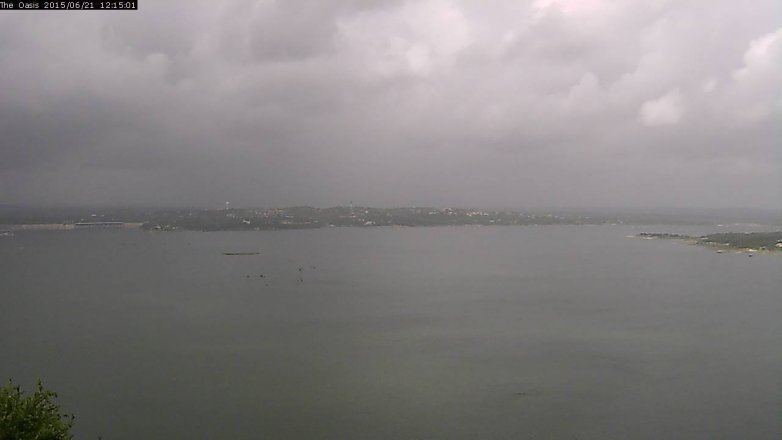 Lake Travis webcam, June 21, 2015 11:20 AM CT