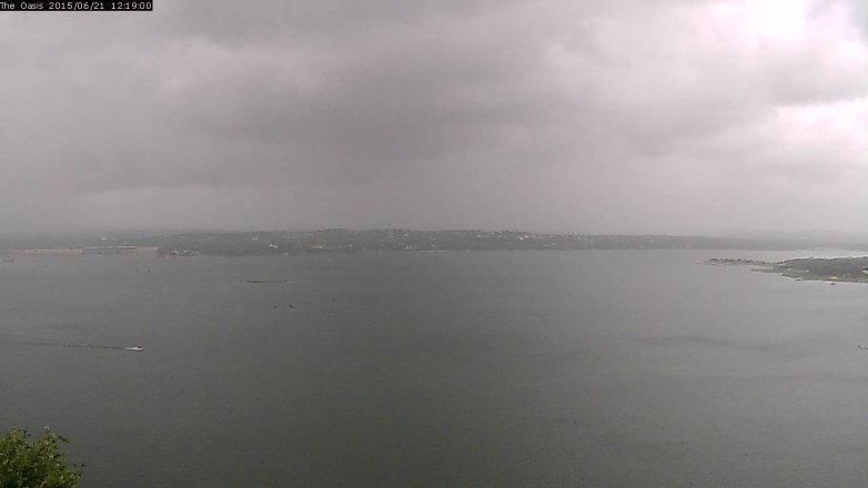 Lake Travis webcam, June 21, 2015 11:25 AM CT
