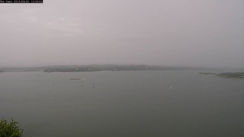 Lake Travis webcam, June 21, 2015 11:45 AM CT
