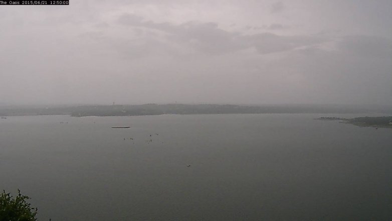 Lake Travis webcam, June 21, 2015 11:55 AM CT