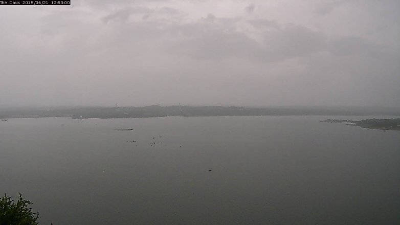 Lake Travis webcam, June 21, 2015 12:00 PM CT