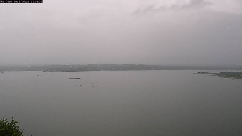 Lake Travis webcam, June 21, 2015 12:10 PM CT