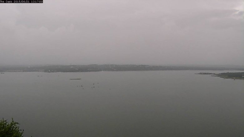 Lake Travis webcam, June 21, 2015 12:25 PM CT