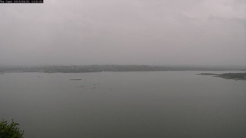 Lake Travis webcam, June 21, 2015 12:30 PM CT