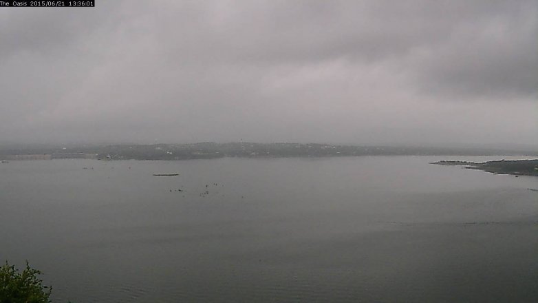 Lake Travis webcam, June 21, 2015 12:45 PM CT