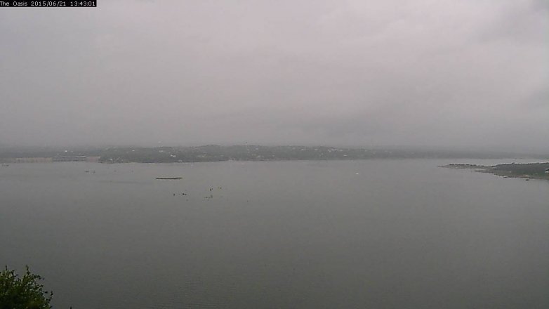 Lake Travis webcam, June 21, 2015 12:50 PM CT