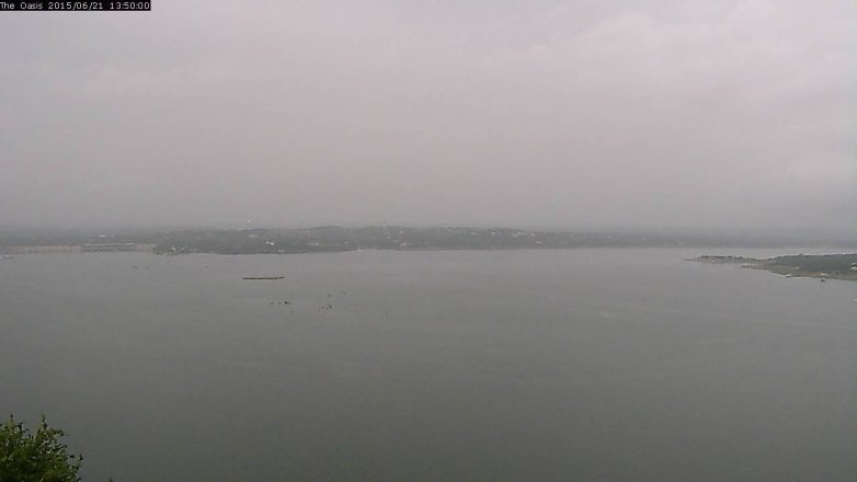 Lake Travis webcam, June 21, 2015 1:00 PM CT