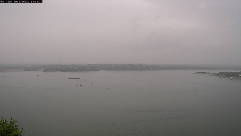 Lake Travis webcam, June 21, 2015 1:20 PM CT
