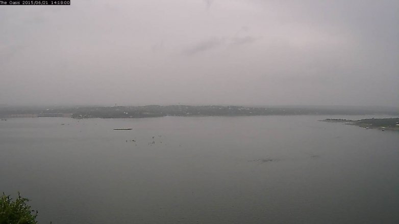 Lake Travis webcam, June 21, 2015 1:25 PM CT