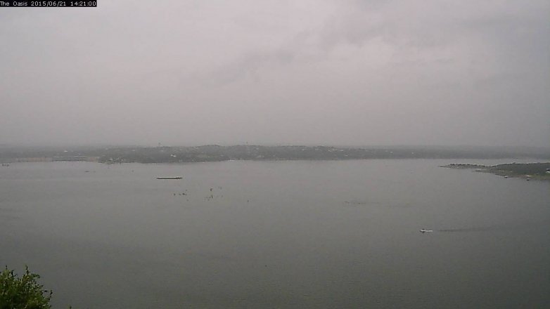 Lake Travis webcam, June 21, 2015 1:30 PM CT