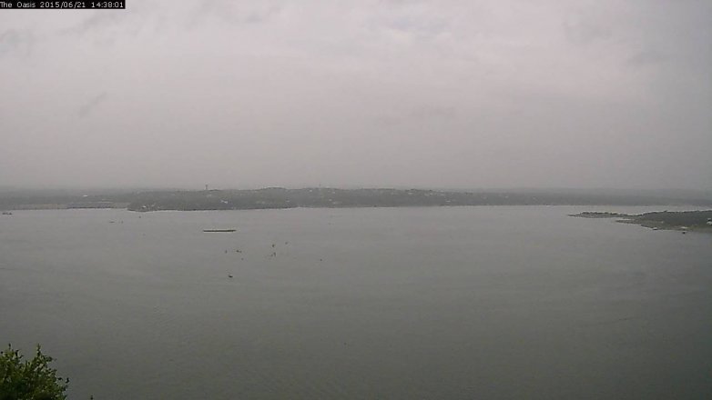 Lake Travis webcam, June 21, 2015 1:45 PM CT